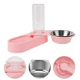 thumbnail image 3 of Unique Bargains 1 Pc Foldable Dog Bowl for Indoor and Outdoor Camping Stainless Steel Plastic Pink, 3 of 4