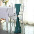 BalsaCircle 5 Polyester Chair Sashes Bows Ties Peacock Teal - Walmart.com
