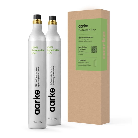 CO2 Refill Cylinders for Sparkling Water Makers 2-Pack