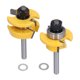 thumbnail image 5 of Juego de herramientas de corte de bordes, fresa de Metal, broca enrutadora, 2 uds., para carpintería, 1/4 pulgadas, 5 of 9