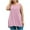 Pink, variant on Plus Size Tank Tops for Women Summer Lightweight Sleeveless Crew Neck Full Length Shirts Tops Casual Oversized Tanks L-5X Pink