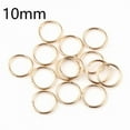 thumbnail image 2 of HDSupplies 200 Pieces - 10mm Jump Rings - KC Gold Tone Plated - 18 Gauge (1mm Thickness), 2 of 4