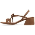 thumbnail image 3 of Journee Womens Amity Sling Back Multi Strap Block Heel Dress Sandals, 3 of 10