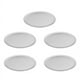 thumbnail image 1 of 5X Bandeja para Hornear de Aluminio con Borde de 12 Pulgadas para Pizza: Duradera, Liviana y para Hornear, 1 of 5