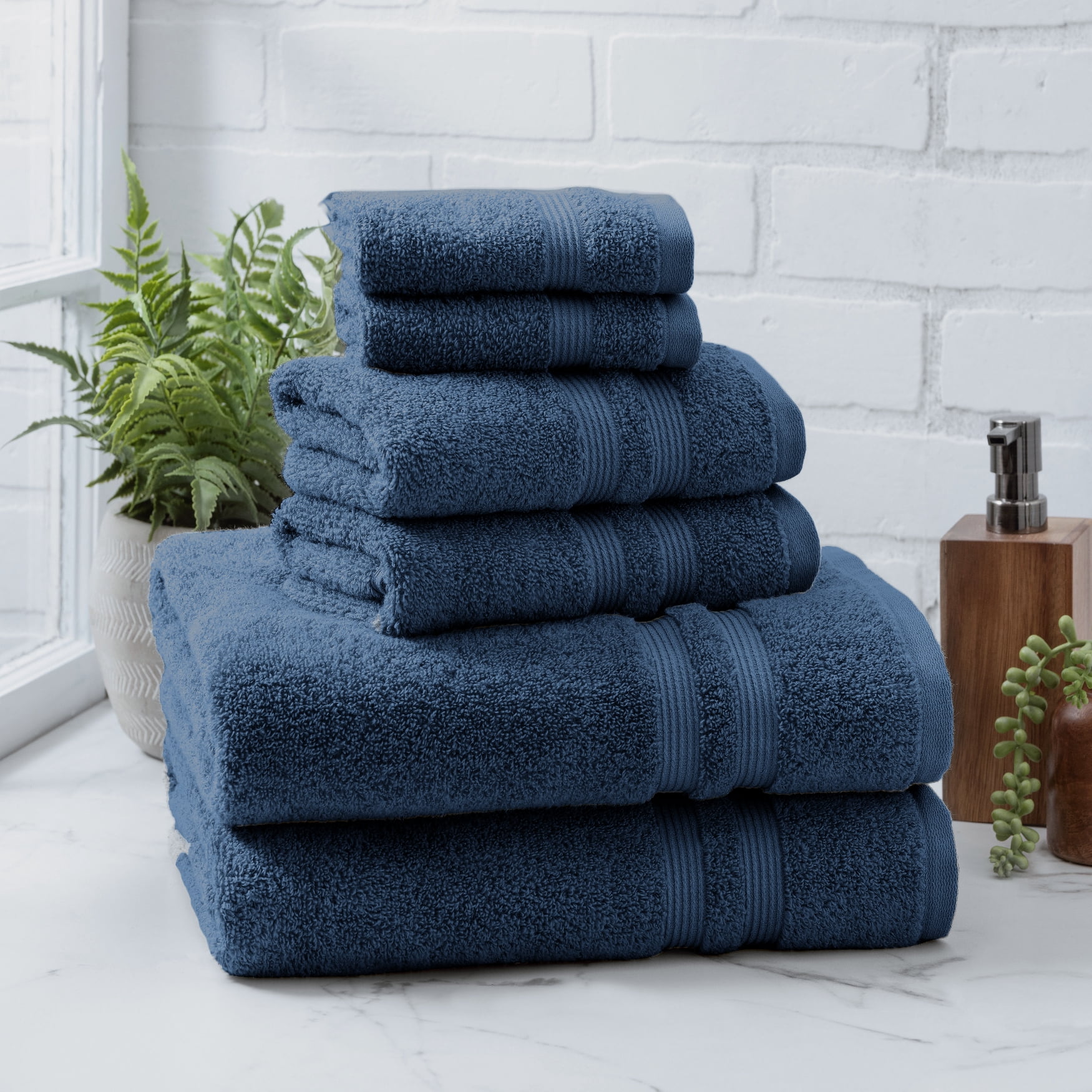 Mainstays Ms Performance Hand Towel Washed Indigo