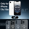 thumbnail image 2 of JETech Case for iPhone 17e (2026) / iPhone 16e, Non-Yellowing Shockproof Bumper Cover (Clear), 2 of 6