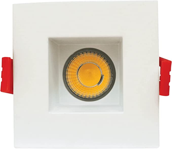 Perlglow inch Square Downlight Luminaire, White Finish, LED Recessed Light  Fixtures Ceiling Lights, Dimmable 8W=60W, 575 Lumens, CRI 90+, IC Rated,  5CCT Selectable 2700K|3000K|3500K|4100K|5000K