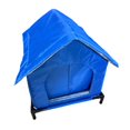 thumbnail image 1 of Casa para gatos al aire libre, refugio para gatitos, refugio para gatos callejeros, casa para mascotas para la comunidad invernal Azul, 1 of 9