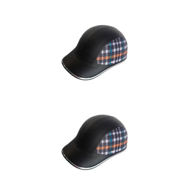 Riwesomey Sombrero de béisbol para ciclismo para hombre y mujer, gorra de cuero transpirable para bicicleta, casco medio abierto para la cabeza, Type1 NO1