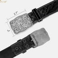 JASGOOD Men Women Western Belt Cowboy Floral Embossed Leather Belts