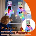thumbnail image 5 of Halloween Decorations Outdoor Indoor, 2 Pack Light Up Ghost Decorations with LED Lights, Hanging Ghost Halloween Decor for Yard Porch Garden Lawn Party (1A-2Pack), 5 of 6