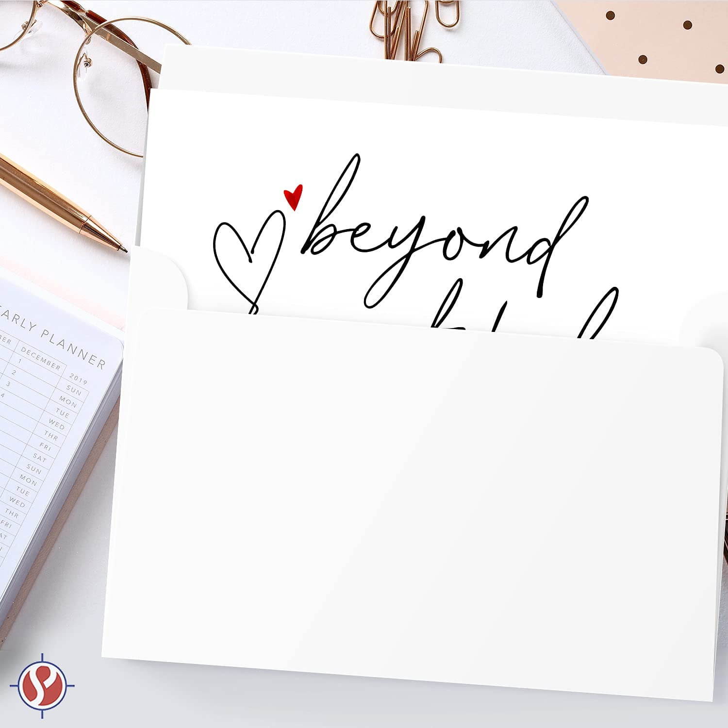 Beyond Grateful Thank You So Very Much Greeting Cards, Blank - View #4