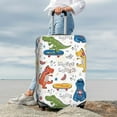 thumbnail image 4 of Wukai Dinosaur Elastic Luggage Cover: Personalized Protection for Your Suitcase - Fits 19~29-inch, Washable & Durable Travel Companion-X-Large, 4 of 8