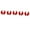 Red, variant on MOMOJIA 10Pcs Soft Plush Embossed Antler For Christmas Costume Decoration Accessories