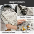 thumbnail image 3 of FEELHOME 2'x6' Runner Rugs Washable Carpet Vintage Medallion Non Slip Soft Carpet Indoor Runner for Bedroom Hallway Kitchen Entryway Laundry Gray, 3 of 7