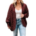 Eytino Plus Size Cardigan for Women Crochet Cardigan Sweater Long