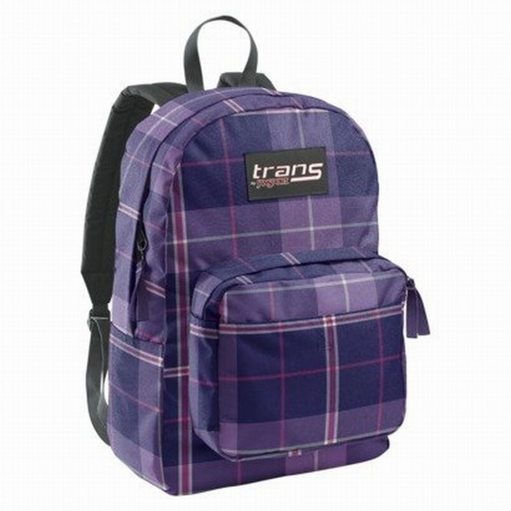 plaid bookbag