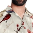thumbnail image 5 of Tree Men's Short Sleeve Casual Printed Button Down Beach Shirt - Summer Unisex Top, 5 of 6