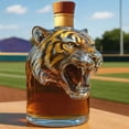 thumbnail image 6 of Shoreew Tiger Shape Whiskey Bottle 3D Animal Decanter 300ml Unique Glass Whiskey Bottle Gift for Whiskey Lovers Pet Enthusiasts, 6 of 6