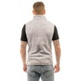 thumbnail image 2 of Burnside Mens Sweater Knit Vest, 3XL, Heather Grey, 2 of 3