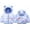 Blue, variant on Toddler Winter Coat Boys Girls Cartoon Printed Pattern Hoods Puffer Jacket Zippe Thicken Warm Clothes With Pockets Cute Bear Ears Comfort Coats Fall And Winter Outwear