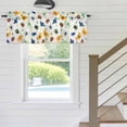 thumbnail image 5 of Kitchen Valances for Window, Dragonflies Spiders Butterfly Light Filtering Rod Pocket Valance Curtain, Seamless Insects Theme Short Curtains Window Topper for Bedroom Bathroom Living Room 42x12in, 5 of 9
