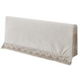 thumbnail image 3 of Funda de cama elástica Funda de cama Funda de cama prueba de polvo 180 Beige Sunnimix Protector de la cubierta de las cabeceras de la cama, 3 of 8