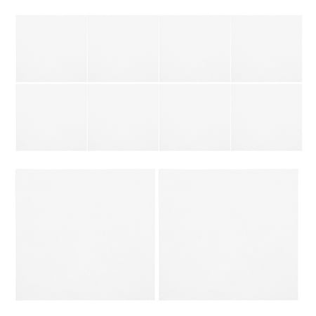 Worgeous 500 Pcs Experimental Weighing Paper 10.00X10.00X0.10CM White