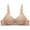 Khaki, variant on Eashery Women's Bra Front-Close Wirefree Bra Cotton Bralettes for Women Watermelon Red 105C