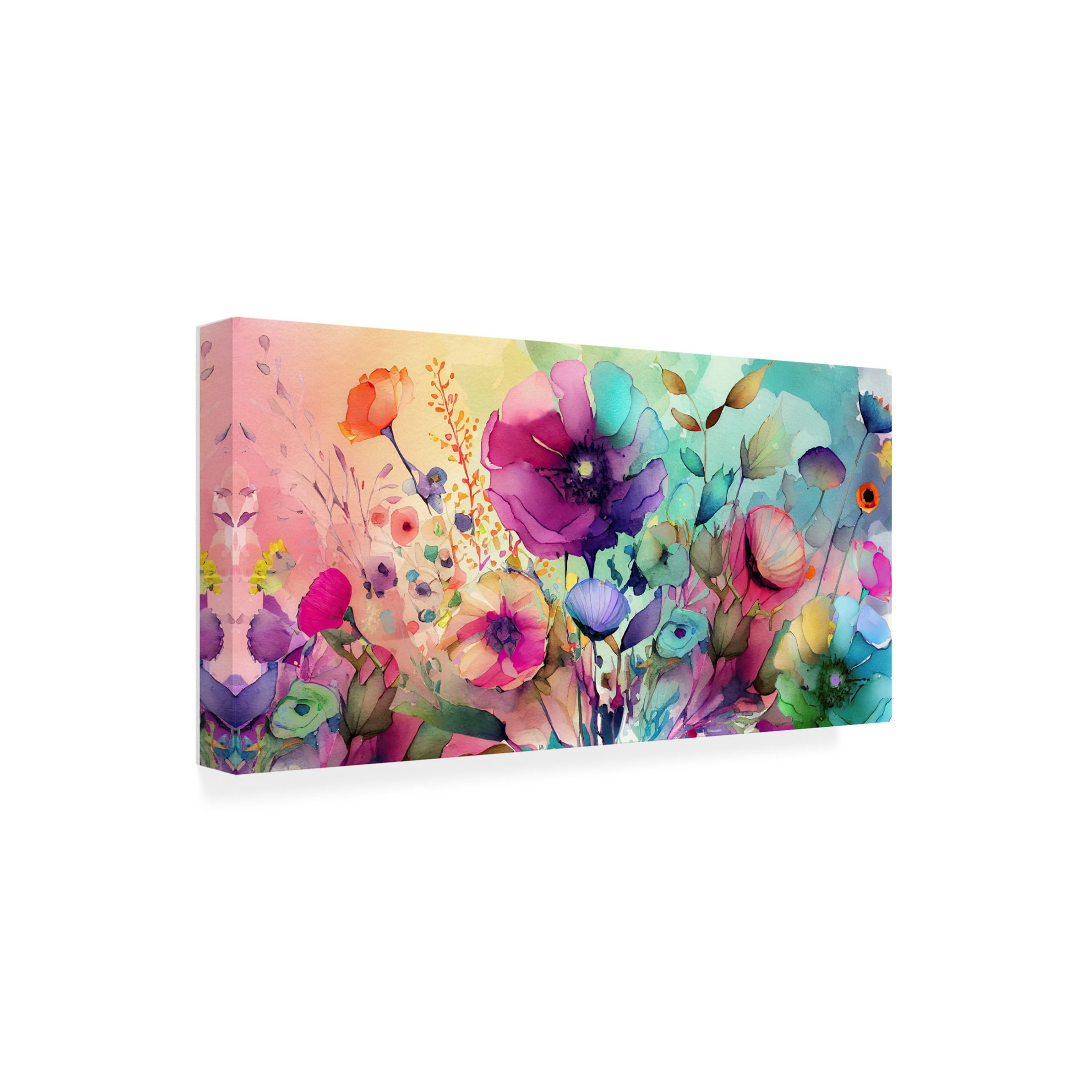 Canvas Wall Art - Sasha 'Waiting for Marcie' Wall Art for Living Room, Bedroom, or Office Décor by Trademark Fine Art - 32 x 16 Inches