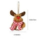 thumbnail image 3 of Adornos navideños DGLQMYX, campanas, decoraciones para árbol de Navidad, adornos colgantes para puerta de Navidad, suministros para fiestas en el hogar, Papá Noel, muñeco de nieve, reno, 3 of 4