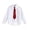 Red, variant on Boys Dress Shirts Kids Boys White Dress Shirt Boys Button Down Shirts Boys 4-5 Years Clothes