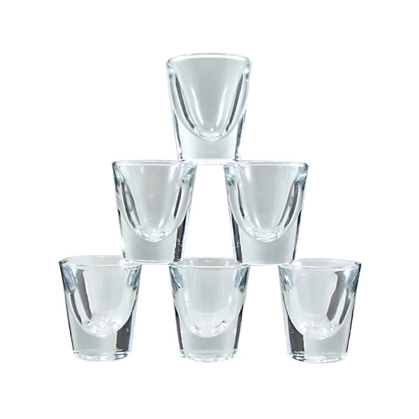 Whiskey Shot Glasses True 1 Ounce Size Set of 6