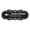 Black, variant on Signs ByLITA Designer Quiet Hours 10 pm to 8 am Sign (Brushed Silver) - Medium