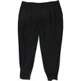 thumbnail image 1 of Alfani Womens Solid Casual Jogger Pants black 14x26, 1 of 2