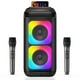 thumbnail image 1 of JYX Altavoz Portátil para Fiestas, Altavoz Bluetooth con 2 Micrófonos, Altavoz de Graves Profundos con Luz RBG, T37-T, 1 of 10