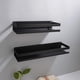 thumbnail image 2 of Rawiri Estante de pared para baño, 20-40 cm, moderno, negro mate, estante para ducha, cocina, baño, 40 cm, 2 of 5