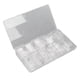thumbnail image 3 of Punta de uñas postizas, 500 piezas de punta de uñas profesional DIY uñas postizas transparentes uñas postizas eficiencia maximizada, 3 of 8