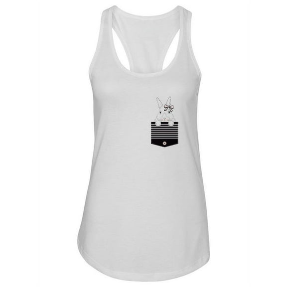 Lovely Bunny Design. Tank Women -Image by Shutterstock, Female x-Small