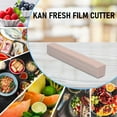 thumbnail image 2 of RKSTN Cling Wrap Cutter Plastic Wrap Dispenser with Cutter Aluminum Foil Dispenser Refillable Wrap Dispenser Plastic Food Wrap Dispenser Cling Film Dispenser. Kitchen Gadgets, 2 of 4
