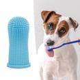 thumbnail image 4 of Fairnull Pet Teeth Sleeve Easy to Use Safety Ingredient Soft Bristles Elasticity Effective Remove Plaque Multicolor Silicone Material Pet Cleaning Sleeve Dog Supply, 4 of 10