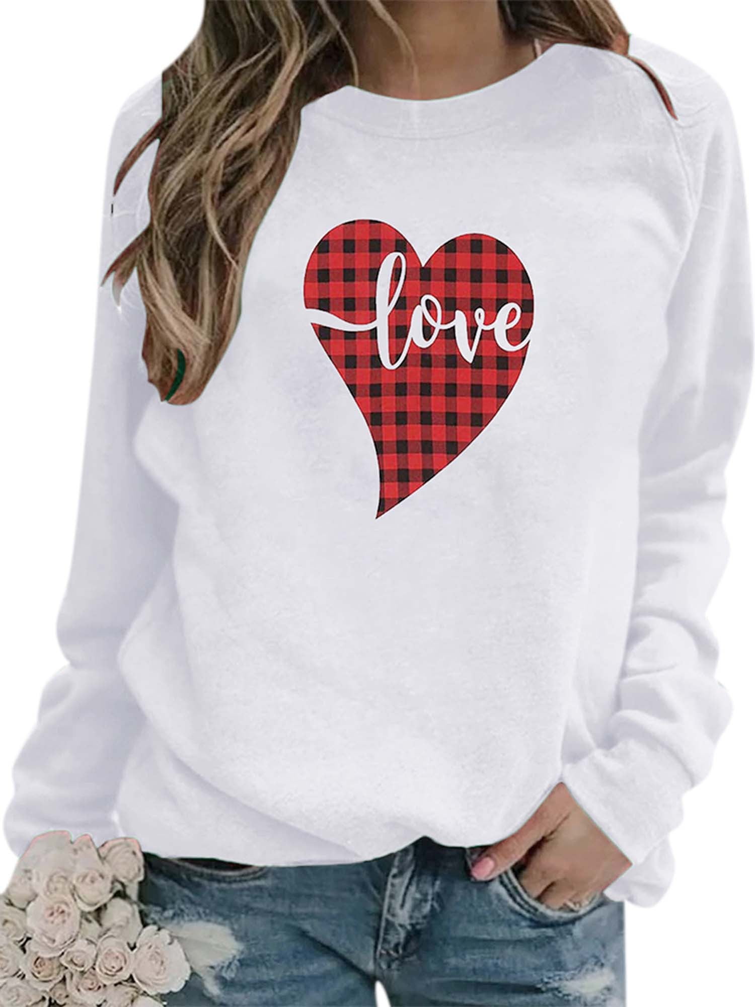 Womens Valentine's Day Long Sleeve 