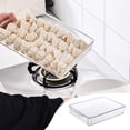 thumbnail image 2 of Clear Refrigerator Organizer Bins for Fridge Freezer Pantry Cabinet Storage 12x8x5 Inch Plastic Food Containers with Lids Stackable, 2 of 11