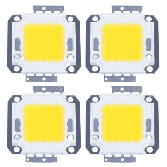 4X 3800LM 50W LED Chip Bulb Lamp Light Warm White High Power DIY,4 X LED Light Chip