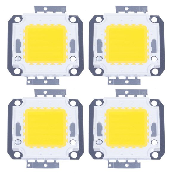 4X 3800LM 50W LED Chip de Bombilla de de Luz Calido Alta Potencia DIY
