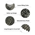 thumbnail image 7 of TIYOMI Plus Size Leopard Tops For Women Long Sleeve Blouses Henley Dressy Tunics Tops Cheetah Shirts Swing Flowy Blouses Pleated Babydoll Loose Fit Fall Casual Tunics XL 14W 16W, 7 of 7