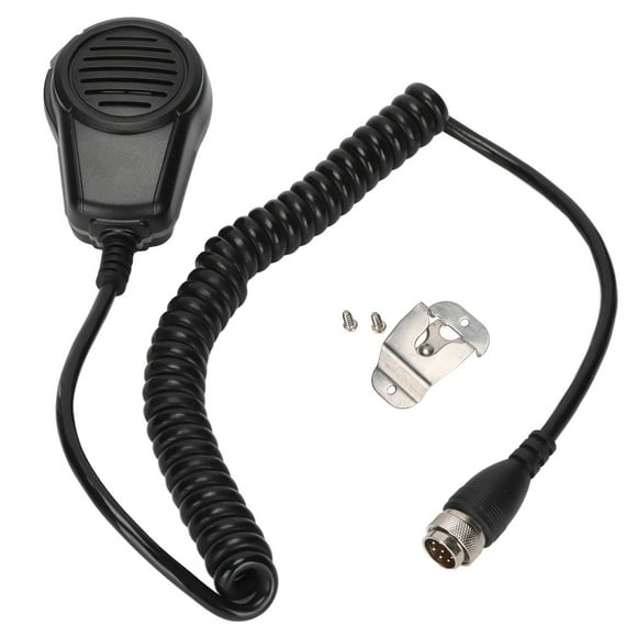 ZOUSSIQI HM180 Walkie Talkie Microphone Shoulder Handheld Microphone for Icom ICM700 Two Way Radio EL225#43303