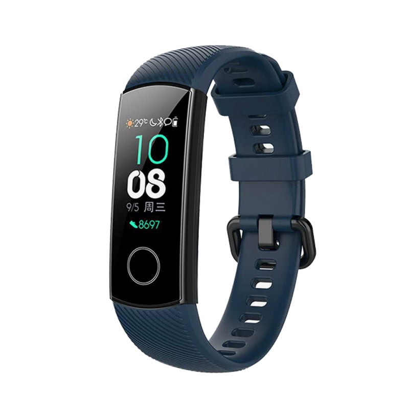 HWRY Silicone Watch Band Quick Release Strap Replacement Wristband For Huawei Band 4 5 And Honor Band 4 5 For Women Midnight Blue Walmart