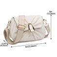 thumbnail image 4 of XB Womens Designer Crossbody Handbags Purse Clasp Cross Body Shoulder Bag PU Leather Handbag Clutch, 4 of 5