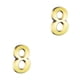 thumbnail image 4 of Cateissary Números de casa para el exterior del hogar, signo numérico, accesorio de marcado exquisito para Hotel, casa, apartamento, número 2 Numero 8 2piezas Cateissary CBP207957, 4 of 6
